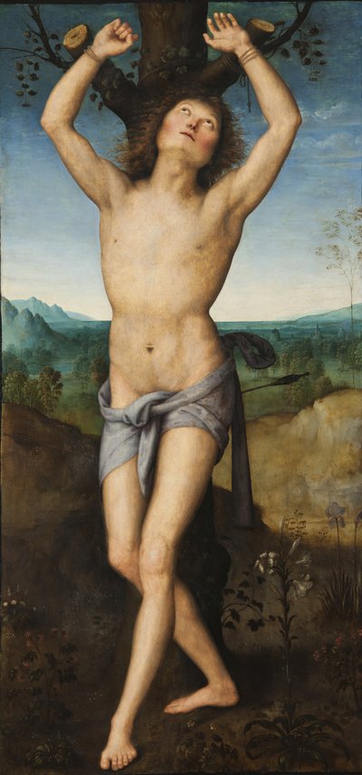 Saint Sébastien, c.1485 - Pietro Perugino